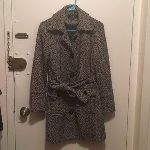 White & black jacket